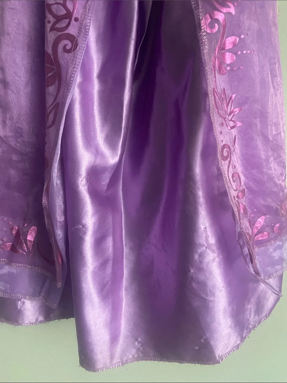Disney Rapunzel Costume dress size 4-6x play dress purple pink